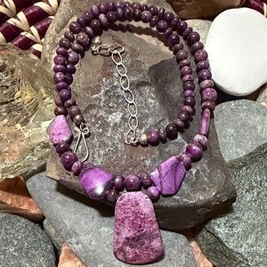 Jay King Desert Rose Bold Purple Tones - Sterling Silver